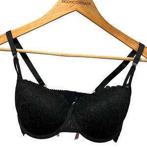 Savage X Fenty Black Lace Bra, NWT, 36DDD
